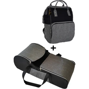 Portbebe Ana Kucağı ve Bebek Bakım Çantası İkili Set