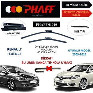 Renault Fluence (2009-2016) Ön Silecek Süpürgesi 600MM + 400MM