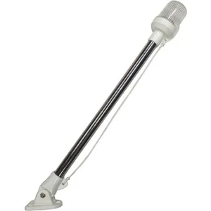 Tekne Bayrak Direği. Işıklı. 40CM. Paslanmaz. Hareketli Ayak