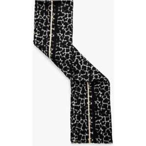 Leopar Desenli Uzun Atkı