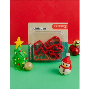 Yeni Yıl Oyun Hamuru Kalıbı Seti- 6 Parça