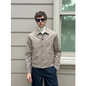 Erkek Basic Mont Ceket Bej