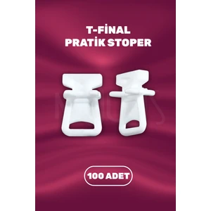 Perde Stoperi, Perde Finali, T-Final Stoper, Kaliteli Malzeme 100 Adet