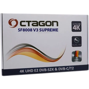 Octagon SF8008 Supreme V3 4K UHD E2 DVB-S2X & Dvb-C/t2 Combo