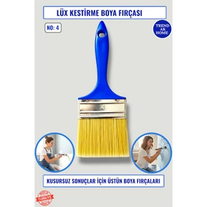 Lüks Kestirme Boya Fırçası No:4