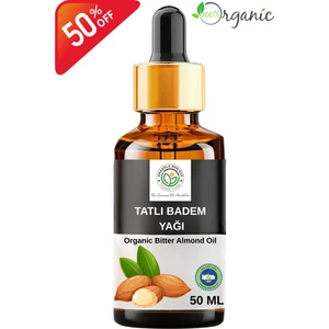 Anadolunun Özü Organik Tatlı Badem Yağı 50 ml | Soğuk Pres • Konsantre • Saf İçerik