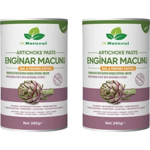 Dr. Natural 2 Adet Enginar Macunu Pekmez ve Bal Katkılı Bitkisel Karışımlı Macun 240 Gr.