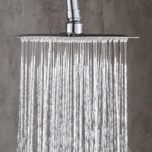 Tepe Duş Başlığı Kare Slim 304 Metal 40X40 cm