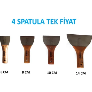 Spatula Seti (6-8-10-14 Cm)