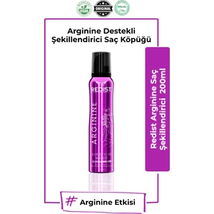Arginine Saç Şekillendirici Köpük 200 ml | Renk Koruyucu Köpük
