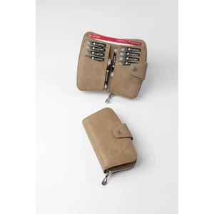 Cengiz Pakel Orta Boy Kadın Cüzdan - 65306 - Vizon