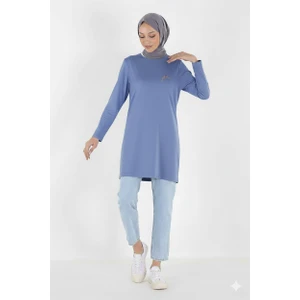 1451_NAKIŞLI Basic Tesettür Tunik