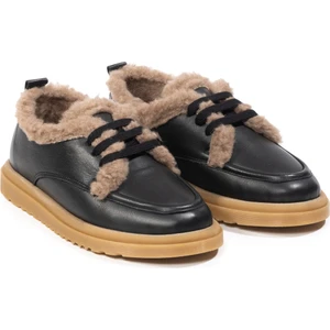 Selin Soylu Kadın Hakiki Deri Kürklü Bot Günlük Bot & Botty