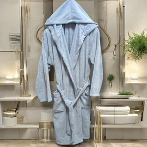 Mysoft Home Triga  Kapüşonlu Bornoz %100 Pamuk