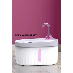 Otomatik Kedi Köpek Su Pınarı Su Çeşmesi Ultra Sessiz Su Şelalesi