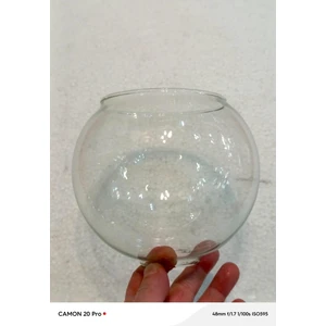 Ada Avize Şeffaf Büyük Top Fanus Avize Camı ( BOY 14CM-ÇAPI 14 CM)