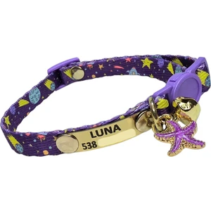 Ayz Markalama Güvenlik Kilitli Kedi Tasması, Isimli Kedi Tasması, Kedi Künyesi, Kedi Isimlik, Safety Click Tasma