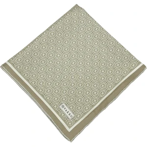 Twill Ipek Eşarp - Yeni Monogram - Koyu Bej