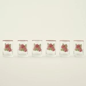 Bella Maison Rose 6'lı Kahve Yanı Su Bardağı (100 Cc)