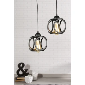 Senta 2.li Avize Siyah No:04