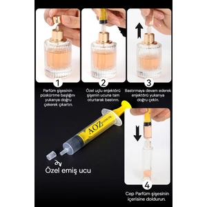 AOZ Kozmetik PARFÜM VE SIVI AKTARMA APARATLARI Doldurulabilir Mini Parfüm Şişesi Cep Parfümü Parfüm Taşıma Seti