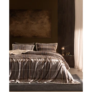 Madame Coco Galon Çift Kişilik Sherpa Yatak Örtüsü - Bej