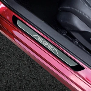 Fiat Egea 2015 ve Üzeri Uyumlu Krom Kapı Eşiği 4 Parça – Paslanmaz Çelik + Abs Kapı Koruma Seti