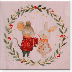 Yılbası Pecete 25 Fare 20LI