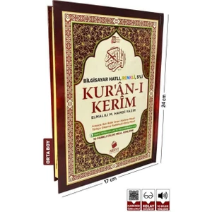 Orta Boy Kur'an-ı Kerim ve Satır Arası Kelime Türkçe Okunuşlu ve Meali - Elmalılı Hamdi Yazır