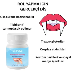 Parti Dişleri Yapım Malzemesi – Termoplastik Boncuklarla Cosplay, Kostüm ve Halloween Dişleri