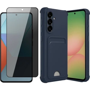 Samsung Galaxy A56 Kılıf Kelvin Kartvizitli Newface Silikon Kılıf + Hayalet Ekran Koruyucu