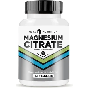 Meka Nutrition Magnezyum Sitrat (Magnesium Citrate) 120 Tablet