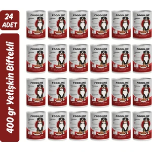 Biftekli Yetişkin Köpek Konservesi 400 gr x 24 Adet