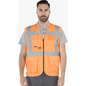 Fermuarlı Ikaz Yelek