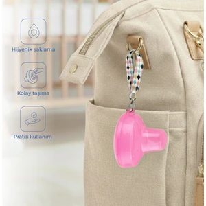 Emzik Saklama Kabı Pembe