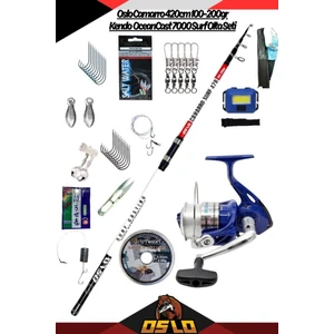 Camarro 420CM 100-200GR Kendo Oceancast 7000 Surf Olta Seti
