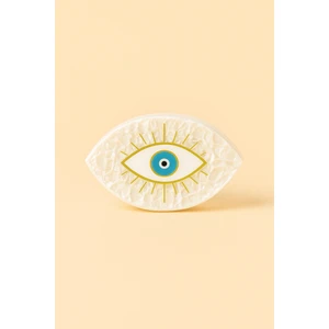 Katia & Bony Nazar Boncuklu Kemik Mandal Toka Yeşil