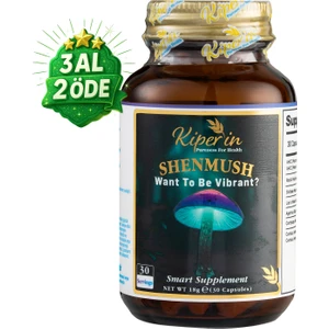 Shenmush | Mantar Karışımı | Ahcc, Reishi, Shiitake, Lions's Mane, Agaricus | 30 Kapsül