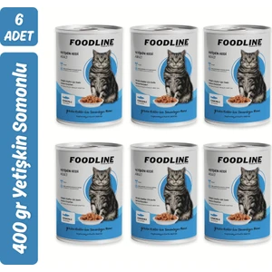 Somonlu Yetişkin Kedi Konservesi 400 gr x 6 Adet