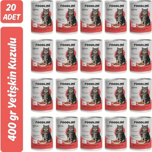 Kuzu Etli Yetişkin Kedi Konservesi 400 gr x 20 Adet