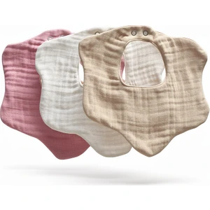 3'lü Müslin Bebek Önlük