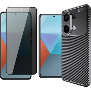 Xiaomi Redmi Note 13 Pro 4G Kılıf Zore Negro Silikon Kapak + Hayalet Ekran Koruyucu