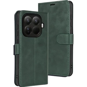 M.TK Moveteck Xiaomi Mi 15T Pro Kılıf 360 Tam Kaplar Deri Dokulu Kapaklı Cüzdan Standlı Kartvizitli Kopçalı Kapak Kartlıklı