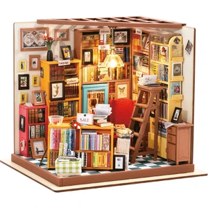 Rolife Sam's Study Library - Kendin Yap Minyatür Maket