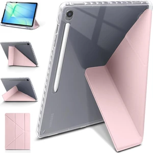 Kip GSM Samsung Galaxy Tab S10 Plus Uyumlu 12.4 Tablet Kılıfı Katlanır Standlı Kalem Bölmeli Slikon Kapak