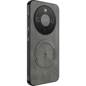 Honor Magic8 Lite 5G Manyetik Kılıf Nappa Doku PC TPU Telefon Kılıfı (Yurt Dışından)