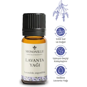 Tıbbi Lavanta Uçucu Yağı 10 ml %100 Saf ve Doğal ( Lavender Essential Oil)