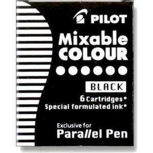 Paralel Pen Kaligrafi Kalemi Yedek Kartuş - Siyah 6'lı