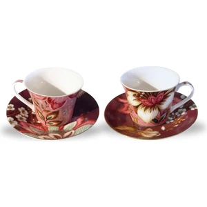 Mikasa Moor Peony Pink 6'lı Kahve Fincan Seti