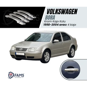 Fams Otomotiv  VW Bora Krom Kapı Kolu 4 Kapı 1998-2004 Paslanmaz Çelik